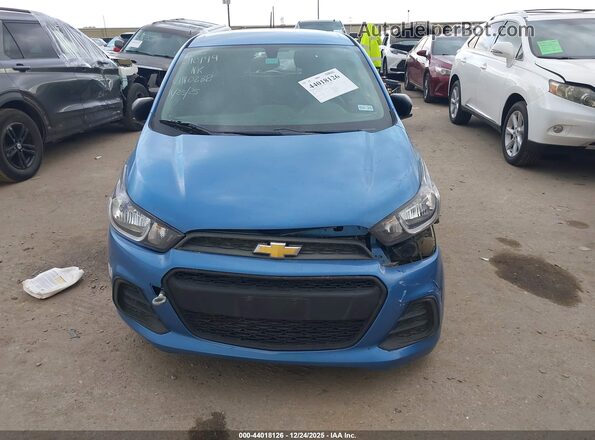 KL8CB6SA0GC610238 2016 CHEVROLET SPARK Blue Widok deski rozdzielczej