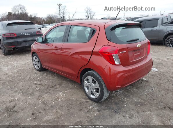 KL8CB6SA2MC227820 2021 CHEVROLET SPARK Orange Հետևի ձախ