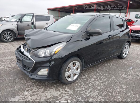 KL8CB6SA4LC424678 2020 CHEVROLET SPARK Black Առջևի ձախ երեք քառորդ տեսարան