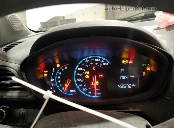 KL8CB6SA6NC042185 2022 CHEVROLET SPARK White Widok zestawu wskaźników