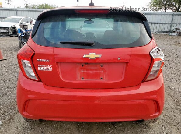 KL8CB6SA8JC479552 2018 CHEVROLET SPARK Red Widok z tyłu