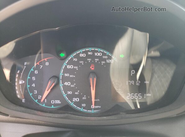 KL8CB6SA9LC459085 2020 CHEVROLET SPARK Turquoise Instrument cluster view
