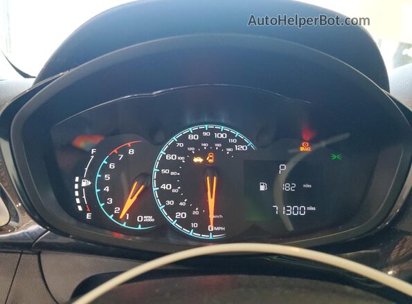 KL8CD6SA0MC719966 2021 CHEVROLET SPARK White Vista del cuadro de instrumentos
