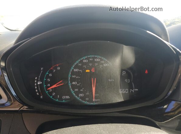 KL8CD6SA1MC724092 2021 CHEVROLET SPARK Белый Вид щитка приборов