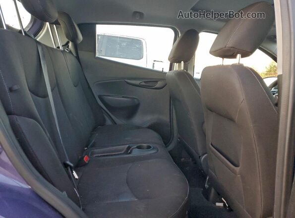 KL8CD6SA2GC585577 2016 CHEVROLET SPARK Blue Widok tylnych siedzeń