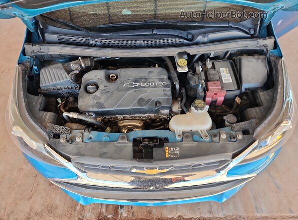 KL8CD6SA3LC412130 2020 CHEVROLET SPARK Синий Вид задней части салона