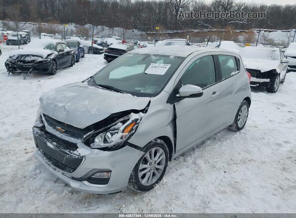 KL8CD6SA7LC416455 2020 CHEVROLET SPARK Silver Առջևի ձախ երեք քառորդ տեսարան