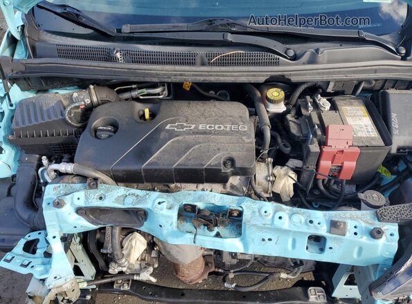 KL8CD6SA7NC034364 2022 CHEVROLET SPARK Синий Вид задней части салона