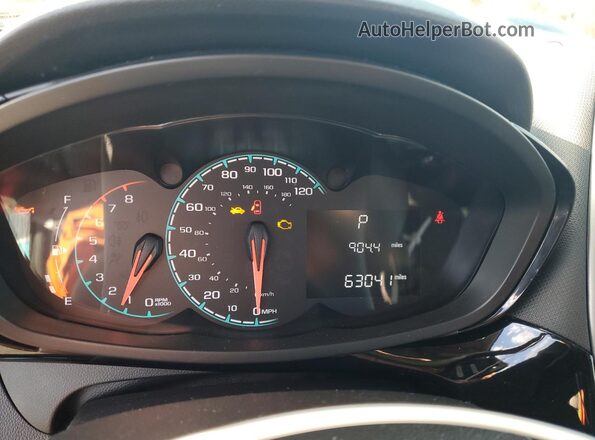 KL8CD6SA7NC034364 2022 CHEVROLET SPARK Синий Вид щитка приборов