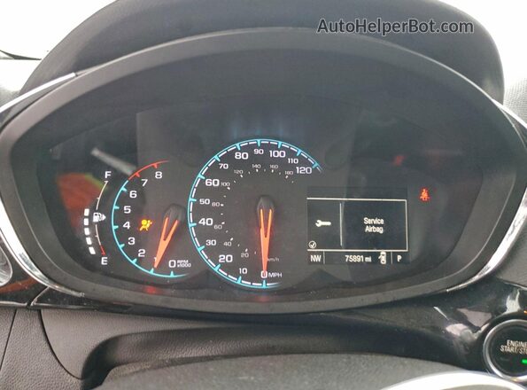 KL8CF6SA3GC609217 2016 CHEVROLET SPARK Black Vista del cuadro de instrumentos