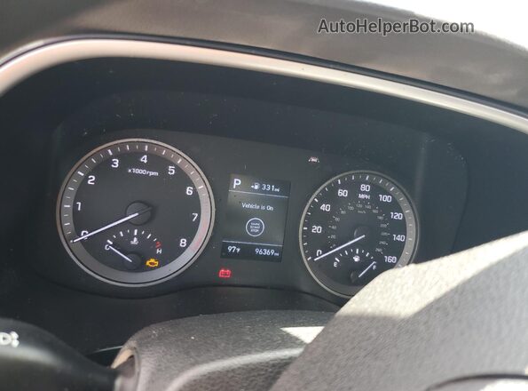 KM8J33A42LU142289 2020 HYUNDAI TUCSON Black Instrument cluster view
