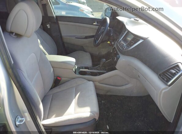 KM8J33A45JU756055 2018 HYUNDAI TUCSON Silver წინა სალონის ხედი