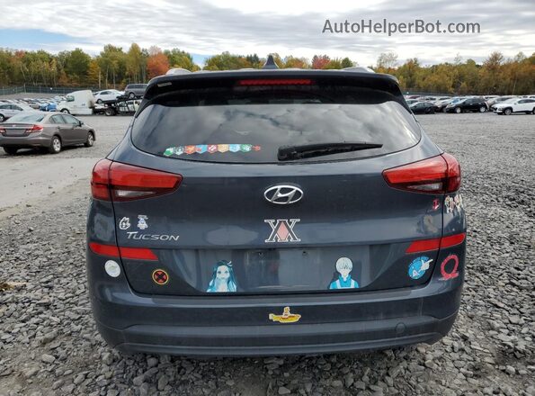 KM8J33A49MU340904 2021 HYUNDAI TUCSON Синий Вид сзади