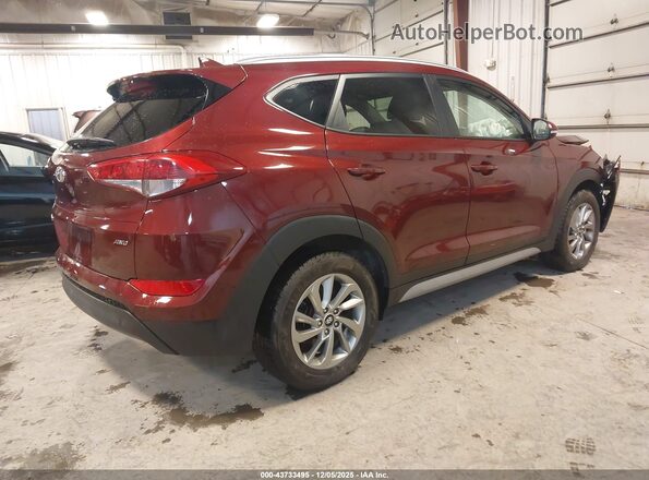 KM8J3CA45JU616099 2018 HYUNDAI TUCSON Red Rear right