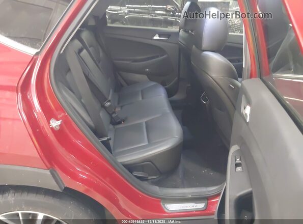 KM8J3CAL5MU355441 2021 HYUNDAI TUCSON Red Widok naklejki z numerem VIN