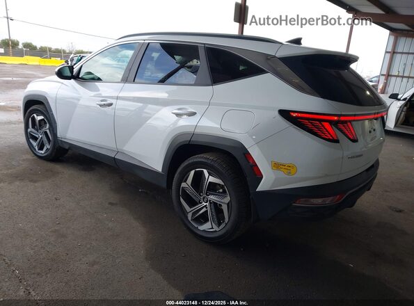 KM8JBDA24NU035433 2022 HYUNDAI TUCSON PLUG-IN HYBRID White Задня ліва чверть