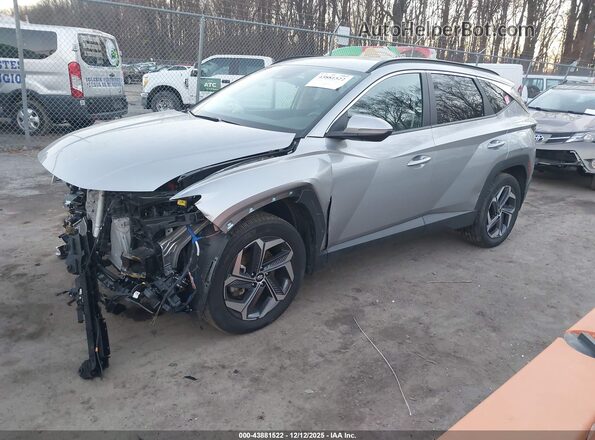 KM8JBDA24PU107248 2023 HYUNDAI TUCSON PLUG-IN HYBRID Серебряный Передняя левая четверть