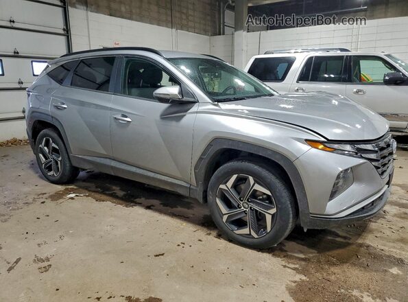 KM8JBDA28NU042983 2022 HYUNDAI TUCSON Silver Передня права чверть