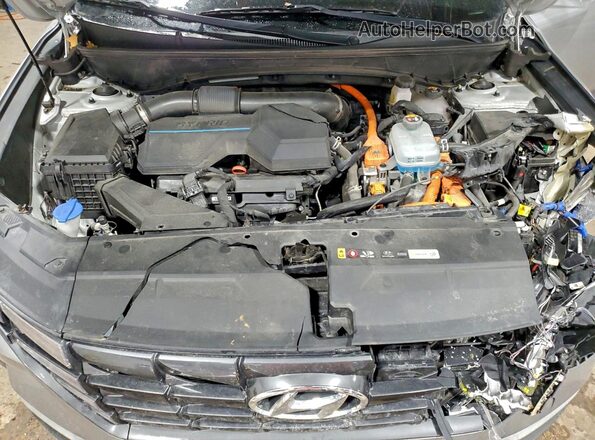 KM8JBDA28NU042983 2022 HYUNDAI TUCSON Silver Вид підкапотного простору