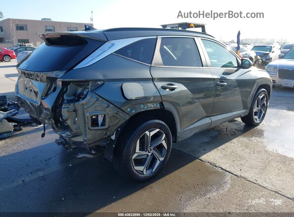 KM8JBDA2XNU071109 2022 HYUNDAI TUCSON PLUG-IN HYBRID Gray Задня права чверть