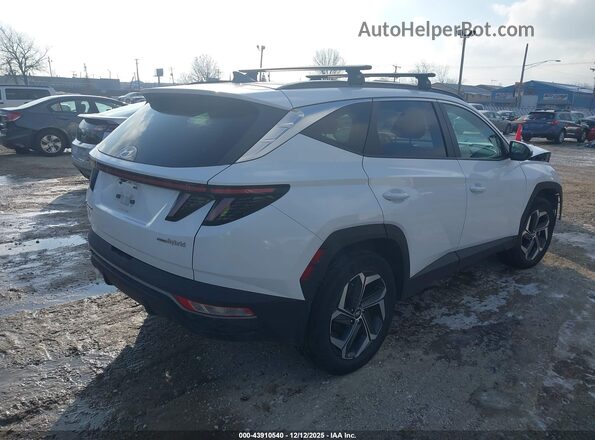 KM8JFCA18NU077481 2022 HYUNDAI TUCSON HYBRID White Հետևի աջ
