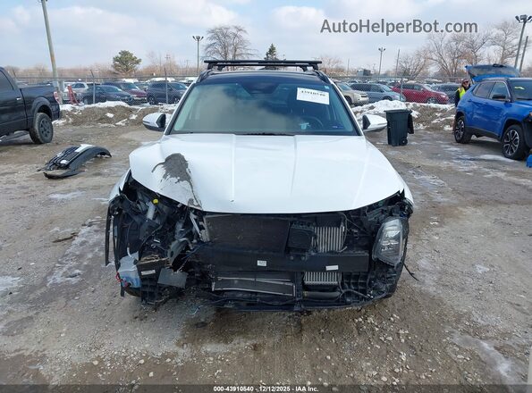 KM8JFCA18NU077481 2022 HYUNDAI TUCSON HYBRID White Սալոնի հետևի տեսք