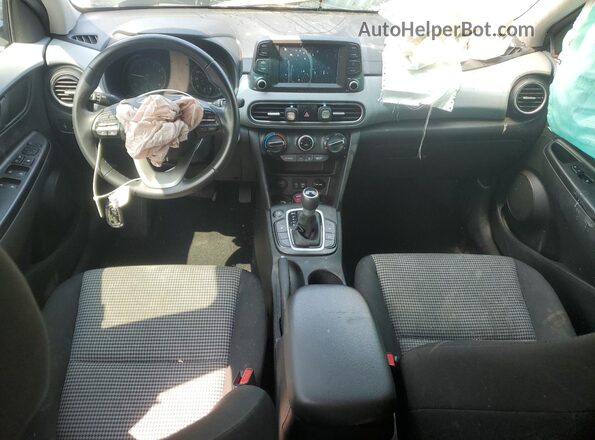 KM8K22AA2LU595934 2020 HYUNDAI KONA White Вид панелі приладів