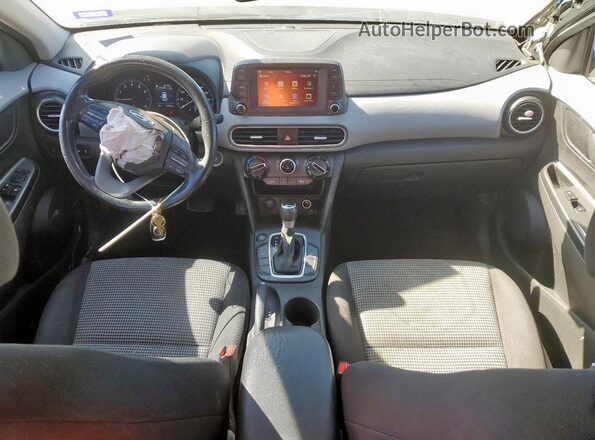 KM8K22AA7MU636477 2021 HYUNDAI KONA Charcoal Dashboard view