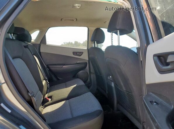 KM8K22AA7MU636477 2021 HYUNDAI KONA Charcoal Rear interior view