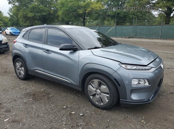 KM8K23AG9MU123726 2021 HYUNDAI KONA Gray Przód prawy