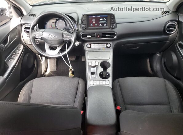 KM8K23AG9MU123726 2021 HYUNDAI KONA Gray Widok deski rozdzielczej