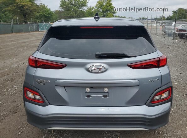KM8K23AG9MU123726 2021 HYUNDAI KONA Gray Widok z tyłu