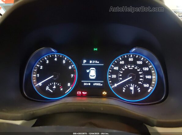 KM8K2CAA6LU572470 2020 HYUNDAI KONA Orange Вид задніх сидінь