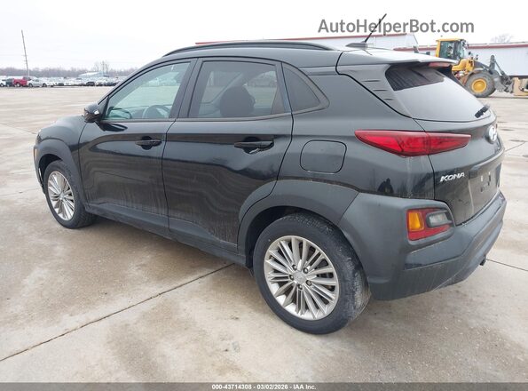 KM8K2CAAXMU733890 2021 HYUNDAI KONA Black Հետևի ձախ