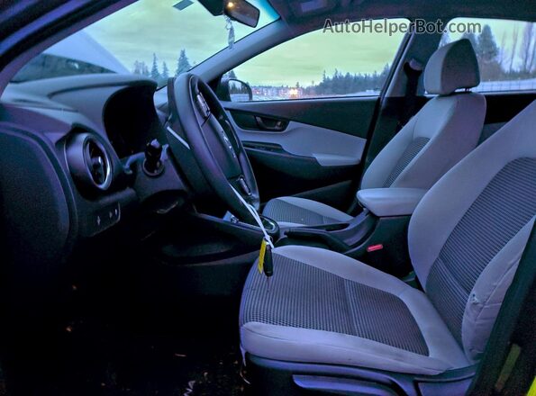 KM8K2CABXNU846846 2022 HYUNDAI KONA Gray Widok wnętrza z przodu