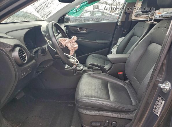 KM8K33A58LU415152 2020 HYUNDAI KONA Gray წინა სალონის ხედი