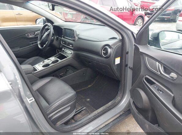 KM8K33AG2LU090029 2020 HYUNDAI KONA ELECTRIC Gray Widok wnętrza z przodu