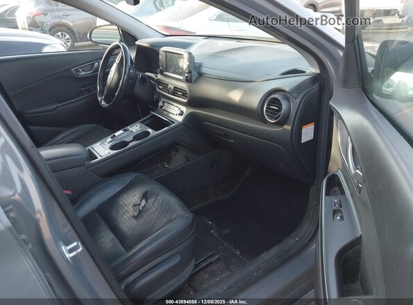 KM8K33AG3LU060862 2020 HYUNDAI KONA ELECTRIC Gray Front interior view