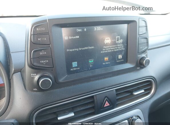 KM8K33AG3LU060862 2020 HYUNDAI KONA ELECTRIC Gray 