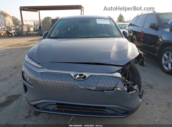 KM8K33AG3LU060862 2020 HYUNDAI KONA ELECTRIC Gray Rear interior view