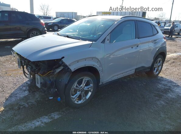 KM8K3CAB1NU786193 2022 HYUNDAI KONA Серый Передняя левая четверть