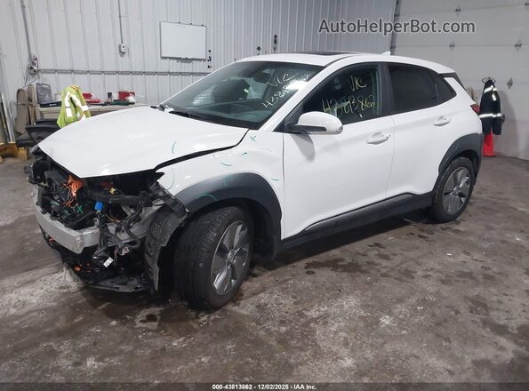 KM8K53AG8MU134644 2021 HYUNDAI KONA ELECTRIC White 