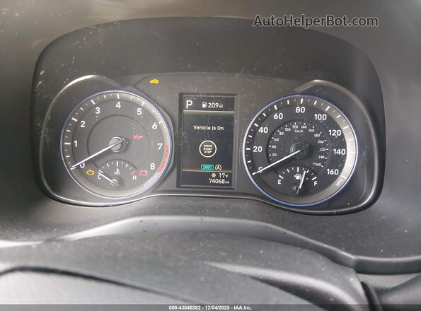 KM8K6CAB6NU801939 2022 HYUNDAI KONA Blue უკანა სავარძლების ხედი