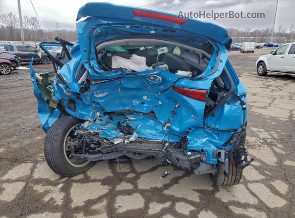 KM8K6CAB7NU853497 2022 HYUNDAI KONA Blue Vista trasera