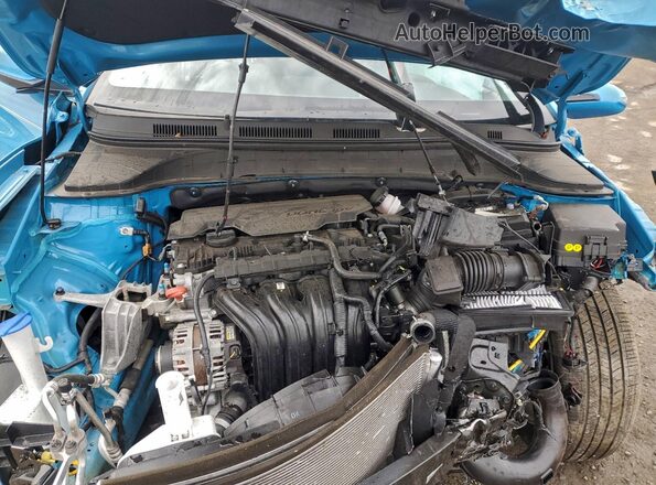 KM8K6CAB7NU853497 2022 HYUNDAI KONA Blue Vista interior trasera