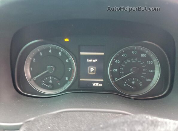 KM8K6CAB7NU853497 2022 HYUNDAI KONA Blue Vista del cuadro de instrumentos