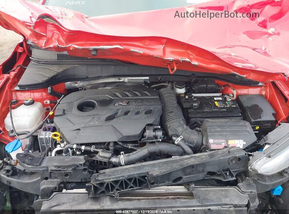 KM8KH3AC8NU002375 2022 HYUNDAI KONA N Red უკანა ხედი