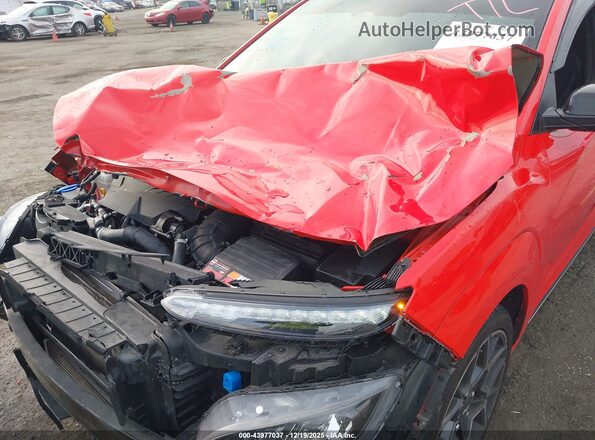 KM8KH3AC8NU002375 2022 HYUNDAI KONA N Red 