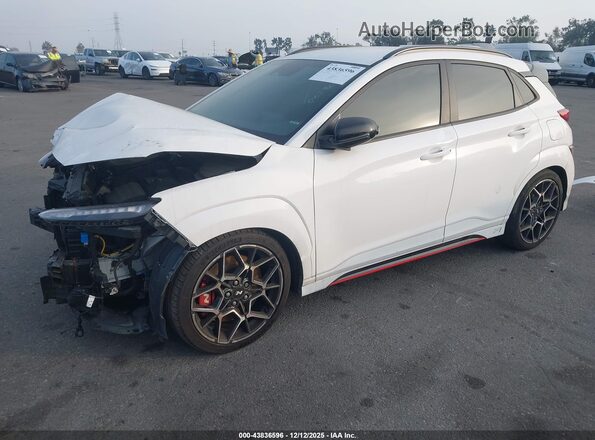 KM8KH3AC8PU010270 2023 HYUNDAI KONA N White Przód lewy