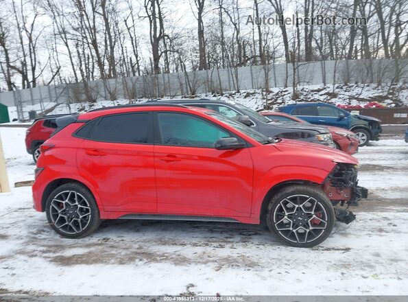 KM8KH3AC9PU006762 2023 HYUNDAI KONA N Red სალონის 360-გრადუსიანი ხედი